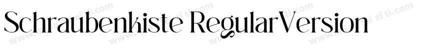 Schraubenkiste RegularVersion 0002字体转换
